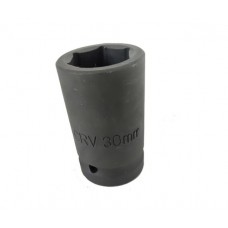 SOQUETE DE IMPACTO SEXTAVADO LONGO DE 30MM COM ENCAIXE DE 1"